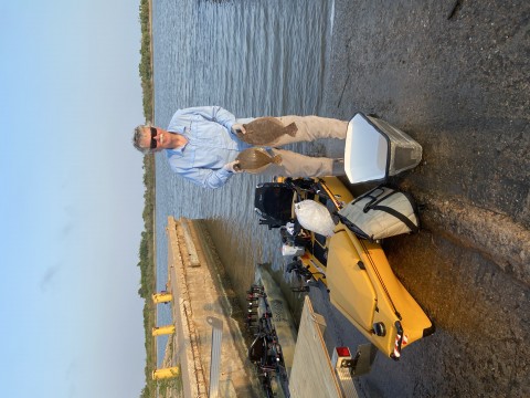 Ken w/ Flounder at the launch